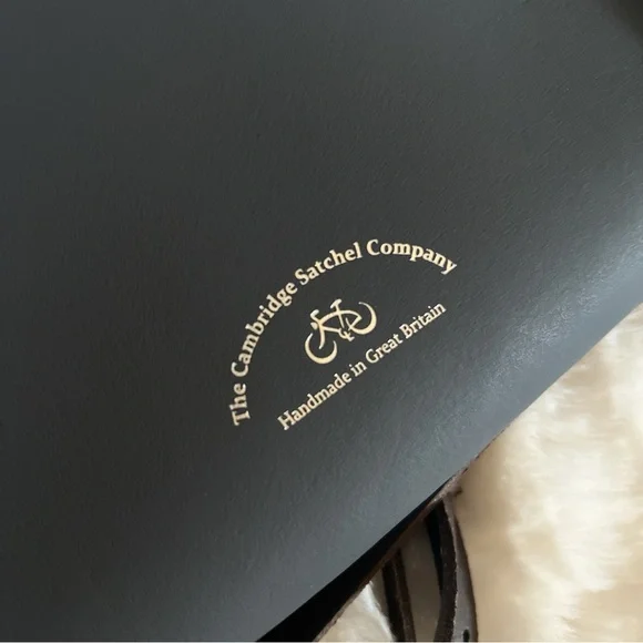 The Cambridge Satchel Company medium Push Lock Dapple Matte branded nickel gray - Picture 5 of 16